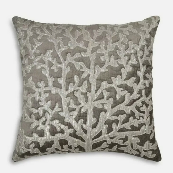 **MICHAEL ARAM Tree of Life Appliquéd Velvet Decorative Pillow, 20" x 20" - Picture 7 of 11